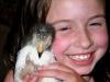 Thais loves the little chicken.